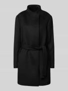 Calvin Klein Womenswear Mantel mit Taillengürtel in Black, Größe 36