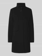 Gil Bret Regular Fit Mantel mit Kaschmir-Anteil in Black, Größe 36