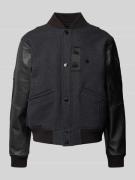 G-Star Raw Jacke mit Label-Applikation Modell 'Varsity' in Anthrazit, ...