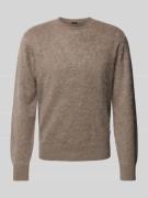 BOSS Strickpullover mit Rundhalsausschnitt Modell 'ESCRITO' in Beige, ...