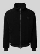 Antony Morato Sweatjacke aus Teddyfell in Black, Größe XXL