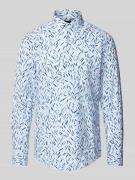 BOSS Slim Fit Business-Hemd mit Knopfleiste in Weiss, Größe 41