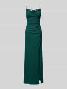 Jake*s Cocktail Abendkleid mit Raffungen in Bottle Melange, Größe 42