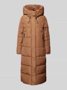 khujo Steppmantel mit Label-Detail Modell 'SOULANI' in Senf, Größe S