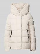 khujo Steppjacke mit Kapuze Modell 'CAMEA' in Kitt, Größe M