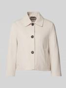 Windsor Blazer aus Wolle mit Eingrifftaschen in Sand Melange, Größe 42