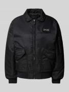 Schott NYC Blouson mit Label-Patch Modell 'DAN' in Black, Größe L