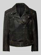 Selected Femme Bikerjacke mit Reißverschlusstaschen Modell 'NANA' in B...