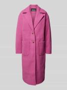 Pieces Oversize Fit Mantel mit Reverskragen Modell 'JILI' in Fuchsia, ...