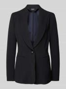 Emporio Armani Blazer mit Reverskragen in Black, Größe 36