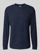 Tom Tailor Regular Fit Sweatshirt aus Baumwoll-Mix in Melange in Dunke...