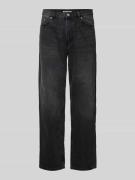 REVIEW Essentials Straight Leg Jeans in Black, Größe 29/30