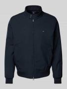 Tommy Hilfiger Jacke mit Logo-Stitching Modell 'HARRINGTON' in Marine,...