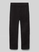 s.Oliver RED LABEL Slim Fit Chino mit Baumwolle in Black, Größe 158