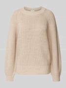 s.Oliver RED LABEL Comfort Fit Strickpullover mit Raglanärmeln in Beig...