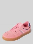 Tommy Jeans Low Top Sneaker aus Leder in Pink, Größe 38
