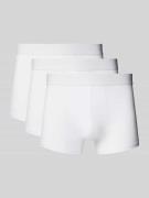 MCNEAL Trunks mit Label-Bund im 3er-Pack in Weiss, Größe S