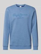Pepe Jeans Sweatshirt mit Label-Stitching Modell 'Nouvel' in Blau, Grö...