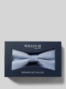 Willen Seidenfliege mit Strukturmuster in Bleu, Größe 1