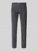 Pierre Cardin Tapered Fit Cordhose Modell 'Lyon' in Graphit, Größe 34/...