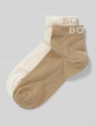 BOSS Socken mit Label-Stitching im 2er-Pack in Beige, Größe 39-42