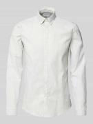 Lindbergh Relaxed Fit Business-Hemd mit Kentkragen in Oliv, Größe M