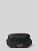 Liu Jo White Handtasche mit Label-Applikation Modell 'EVRIN' in Black,...