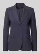 Weekend Max Mara Slim Fit Blazer mit Reverskragen in Marine, Größe 42