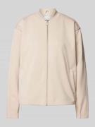 ICHI Blouson mit Stehkragen Modell 'KATE NEO' in Beige, Größe 38