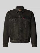 Levi's® Jeansjacke mit Brusttaschen in Black, Größe XS