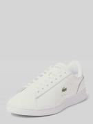 Lacoste Sneaker mit Label-Print Modell 'CARNABY' in Offwhite, Größe 36
