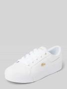 Lacoste Sneaker mit Label-Detail Modell 'ZIANE' in Weiss, Größe 37