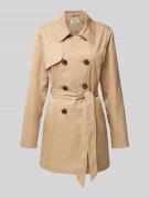 Only Regular Fit Trenchcoat mit Kentkragen Modell 'VALERIE' in Beige, ...