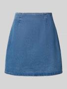 EDITED Jeansrock mit Bundfalten Modell 'Josie' in Jeansblau, Größe 36