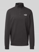 PUMA PERFORMANCE Sweatshirt mit Stehkragen in Black, Größe L