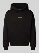 Pegador Oversized Hoodie mit Kapuze in Black, Größe L