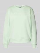Tommy Hilfiger Sweatshirt aus Baumwoll-Mix in Mint, Größe M