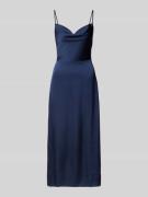 Vila Maxikleid mit Wasserfall-Ausschnitt Modell 'RAVENNA' in Marine, G...