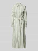 YAS Hemdblusenkleid aus Viskose-Mix Modell 'KAYA' in Mint, Größe 36