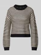 Vero Moda Comfort Fit Strickpullover aus Baumwoll-Mix Modell 'NEWMADER...