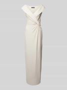 Lauren Ralph Lauren Abendkleid mit Knotendetail Modell 'LEONIDAS' in E...