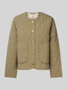 Barbour Steppjacke mit aufgesetzten Taschen Modell 'MONROE' in Oliv, G...