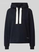 Marc O'Polo Relaxed Fit Hoodie aus reiner Baumwolle mit gepeachter Obe...