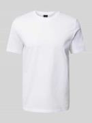 s.Oliver BLACK LABEL Regular Fit T-Shirt aus reiner Baumwolle in Weiss...