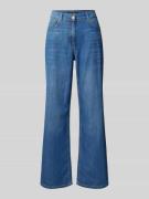 Betty Barclay Wide Leg Jeans im 5-Pocket-Design in Jeansblau, Größe 40