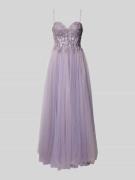 Laona Abendkleid mit Herz-Ausschnitt in Flieder, Größe 40