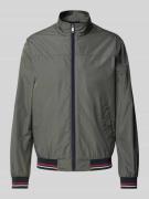 Geox Jacke mit Stehkragen in Oliv, Größe 58