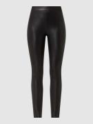 Only Leggings in Leder-Optik Modell 'Cool' in Black, Größe L