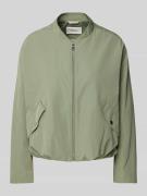 s.Oliver RED LABEL Relaxed Fit Blouson mit Raffungsdetails in Khaki, G...