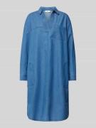 s.Oliver RED LABEL Relaxed Fit Jeanskleid aus reiner Baumwolle mit auf...